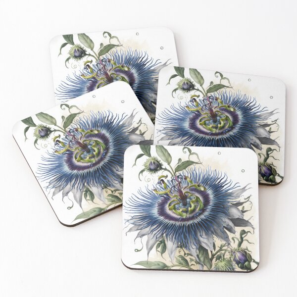 Item preview, Blue Passion Flower  designed and sold by Vanover Designs.