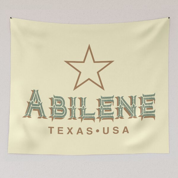 Item preview, Abilene Texas Retro Western Design designed and sold by Futurebeachbum.