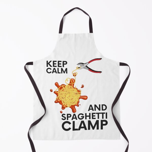 Item preview, Keep Calm And Spaghetti Clamp, Funny Pasta Noodle designed and sold by uriwe.