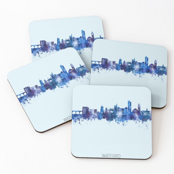 Item preview, Watford England Skyline designed and sold by ArtPrints.