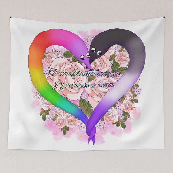 Item preview, I Would Still Love You If You Were A Worm - Pride Ver. 2 (asexual) designed and sold by StellarDraconic.