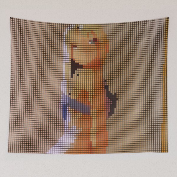Item preview, Sexy Anime Girl in Bikini Pixel 8-bit Art designed and sold by PixelDripped.
