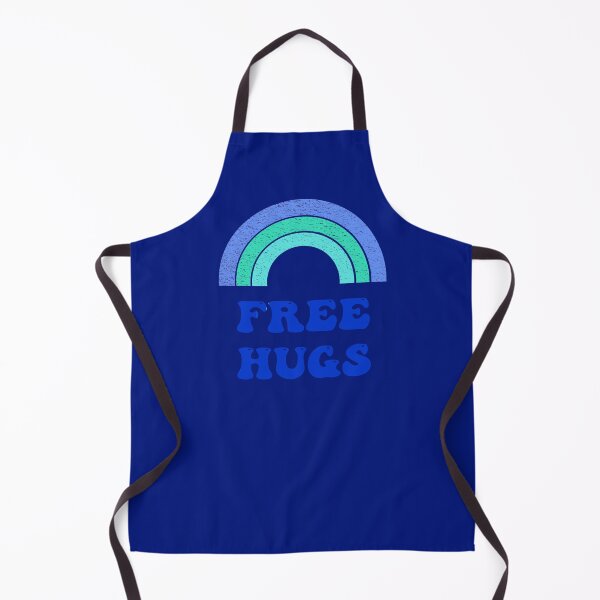 Item preview, FREE HUGS - RETRO BLUE RAINBOW designed and sold by Danicus666.