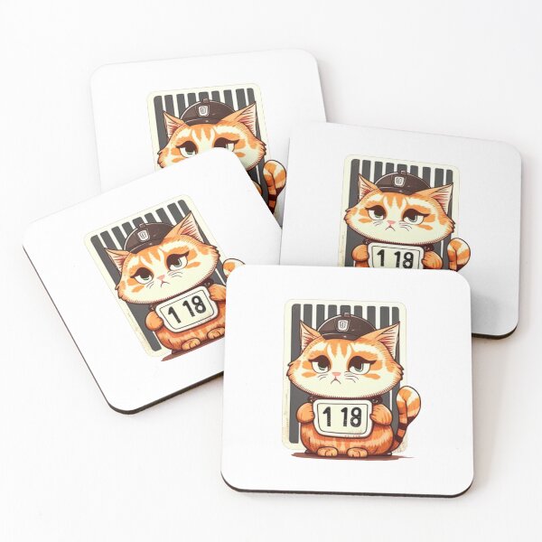Item preview, Cat Prisoner - Al-CAT-Raz designed and sold by Mooostickers.
