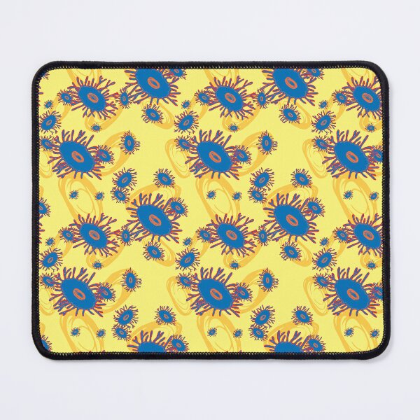 Item preview, Yellow and Blue Bone Cell Pattern designed and sold by vividbiology.