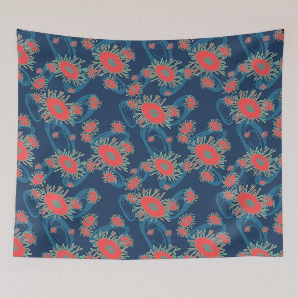 Item preview, Red Bone Cell Pattern designed and sold by vividbiology.