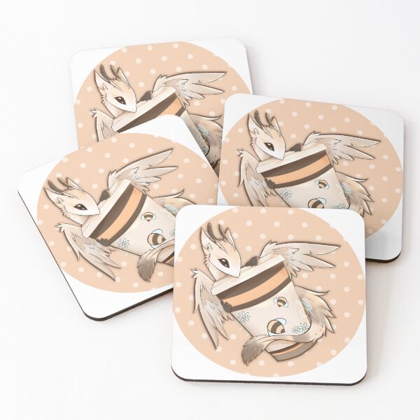 Item preview, Bumble Dragon with coffee designed and sold by AzadiatheRito.