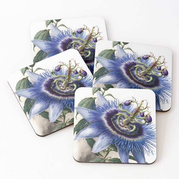 Item preview, Blue Passion Flower  designed and sold by Vanover Designs.