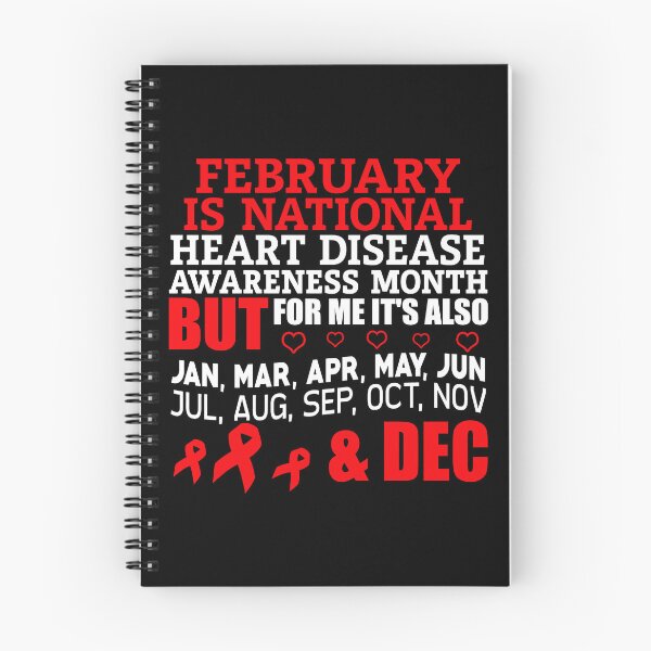 Item preview, February Is National Heart Disease Awareness Month designed and sold by Adolfo114.