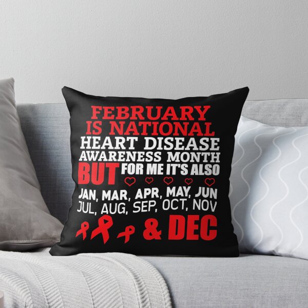 Item preview, February Is National Heart Disease Awareness Month designed and sold by Adolfo114.