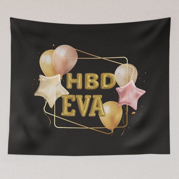 Item preview, Happy Birthday EVA, EVA, happy birthday eva, birthday, happy birthday, for eva, eva birthday designed and sold by Celebrationist.