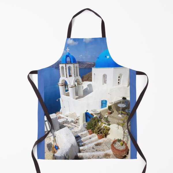 Artikelvorschau, Oia Santorini Blaue Kuppelkirche entworfen und verkauft von Paul Thompson Photography.