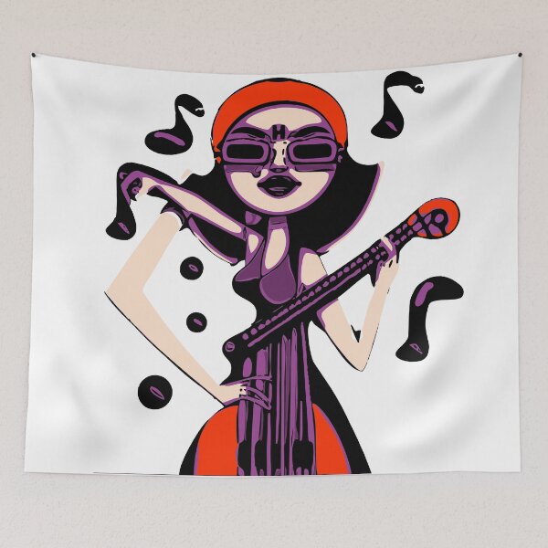 Item preview,  "The Musician with the Lenses" designed and sold by FunnyShopGirl.