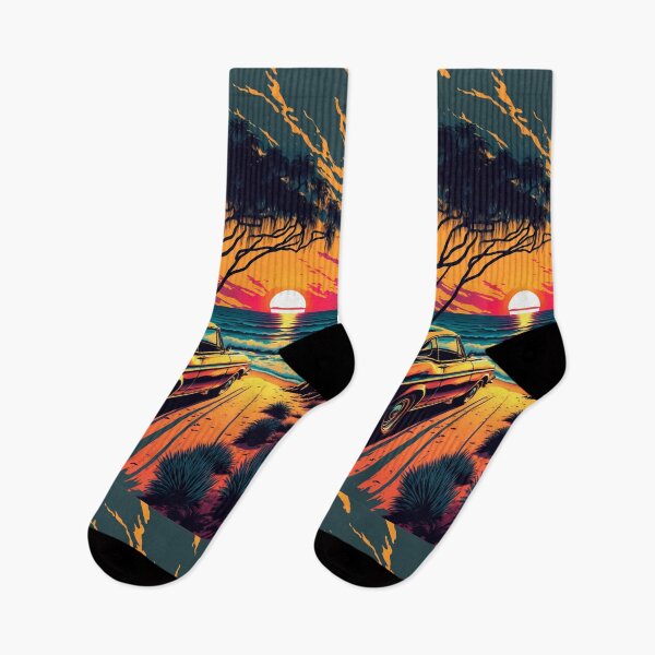 Item preview, Sunday vibes | Vacation | Sunset | Drive | Highway | Holiday | Driver designed and sold by Print Empire.