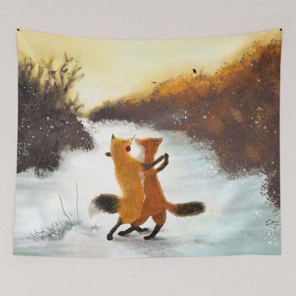 Item preview, Foxes Do The Tango designed and sold by jonescre8tive.