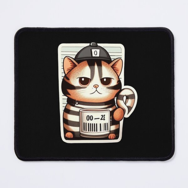 Item preview, Cat Prisoner - Al-CAT-Raz designed and sold by Mooostickers.