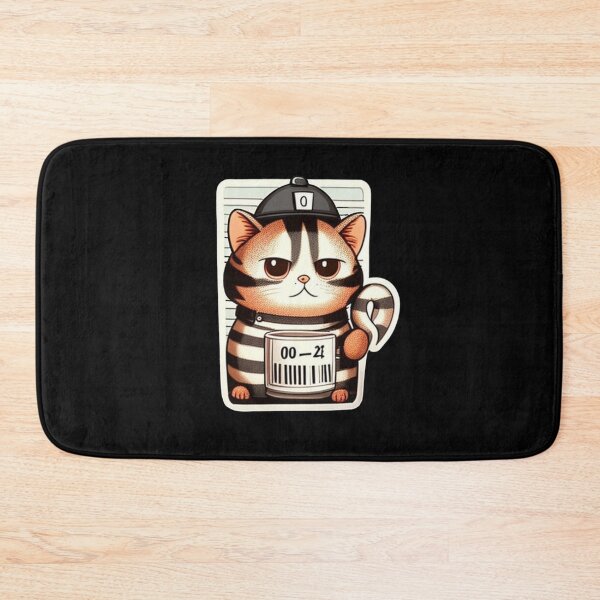 Item preview, Cat Prisoner - Al-CAT-Raz designed and sold by Mooostickers.