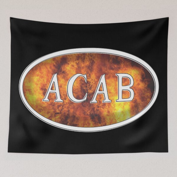 Item preview, ACAB Flames designed and sold by Soaked-N-Bleach.