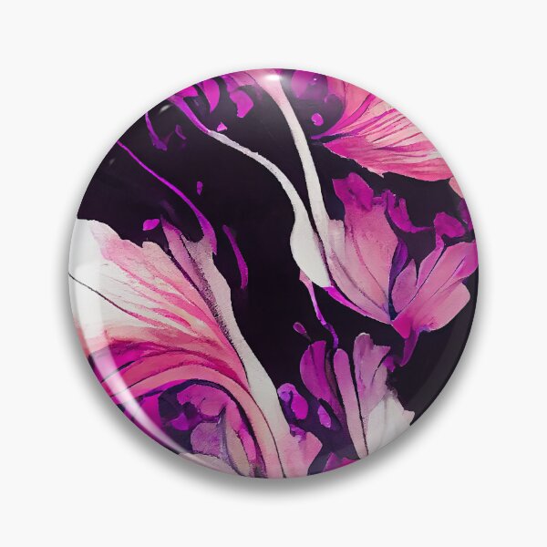 Item preview, Violet abstract floristic pattern  designed and sold by AppleElf.