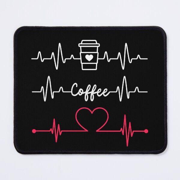 Item preview, THE COFFEE HEARTBEAT designed and sold by MJ96-PRO.