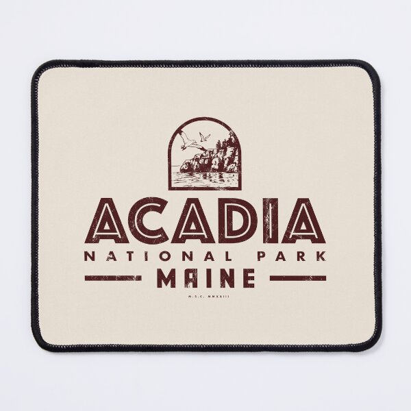 Item preview, Acadia National Park - Coastline (Brown) designed and sold by deadmansupplyco.