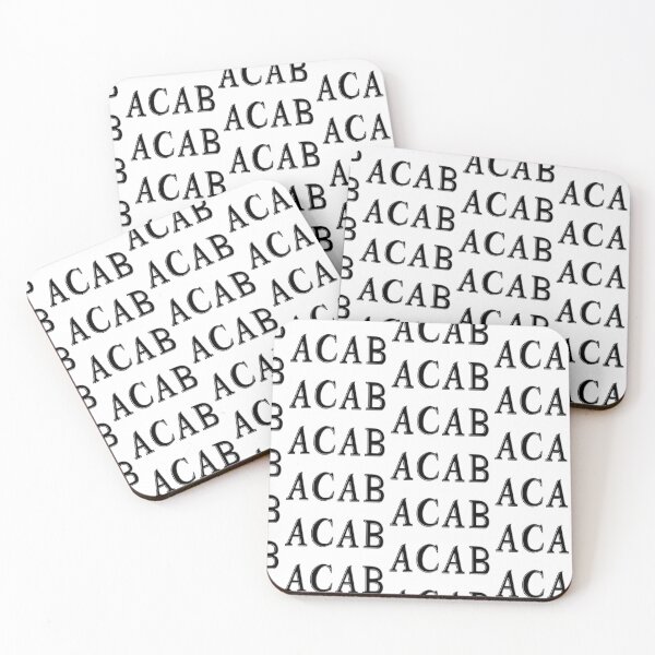 Item preview, ACAB designed and sold by Soaked-N-Bleach.