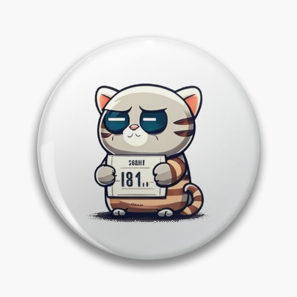 Item preview, Cat Prisoner - Al-CAT-Raz designed and sold by Mooostickers.