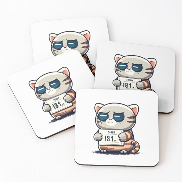 Item preview, Cat Prisoner - Al-CAT-Raz designed and sold by Mooostickers.