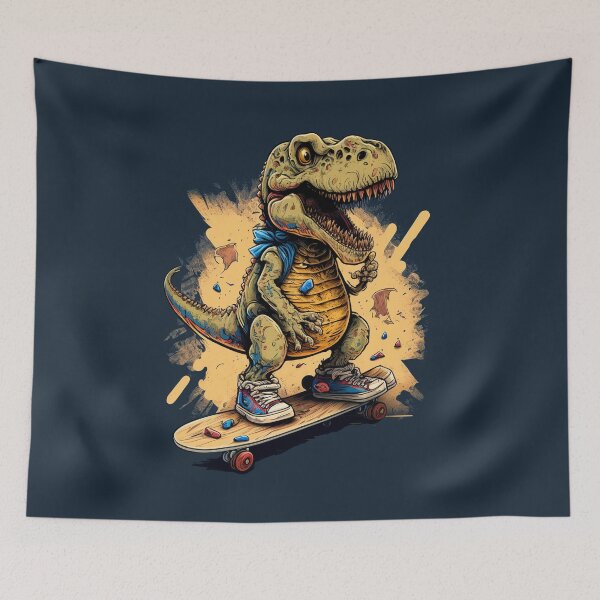 Item preview, Skateboarding T-rex Dinosaur designed and sold by k3rstman1.