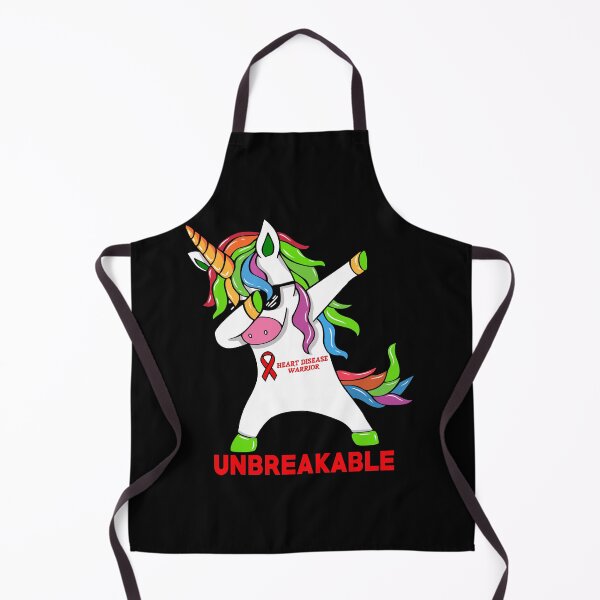 Item preview, Heart Disease Awareness Unicorn Warrior Unbreakable designed and sold by Adolfo114.