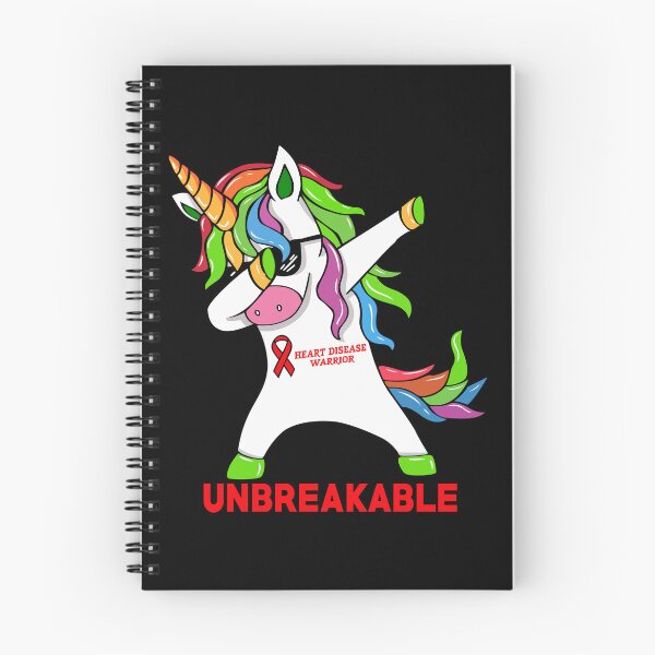 Item preview, Heart Disease Awareness Unicorn Warrior Unbreakable designed and sold by Adolfo114.