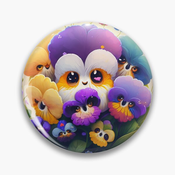 Artikelvorschau, Playful Blooms: Pansies with a Touch of Charm entworfen und verkauft von Zarto.