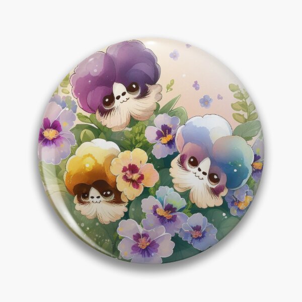 Artikelvorschau, A Garden of Joy: Pansies with a Playful Twist entworfen und verkauft von Zarto.