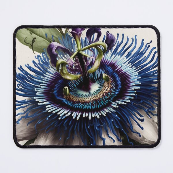 Item preview, Blue Passion Flower  designed and sold by Vanover Designs.