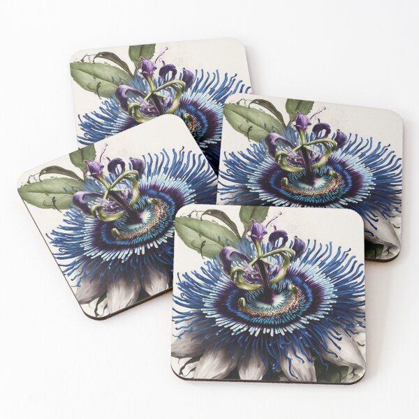 Item preview, Blue Passion Flower  designed and sold by Vanover Designs.
