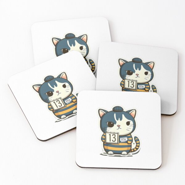 Item preview, Cat Prisoner - Al-CAT-Raz designed and sold by Mooostickers.