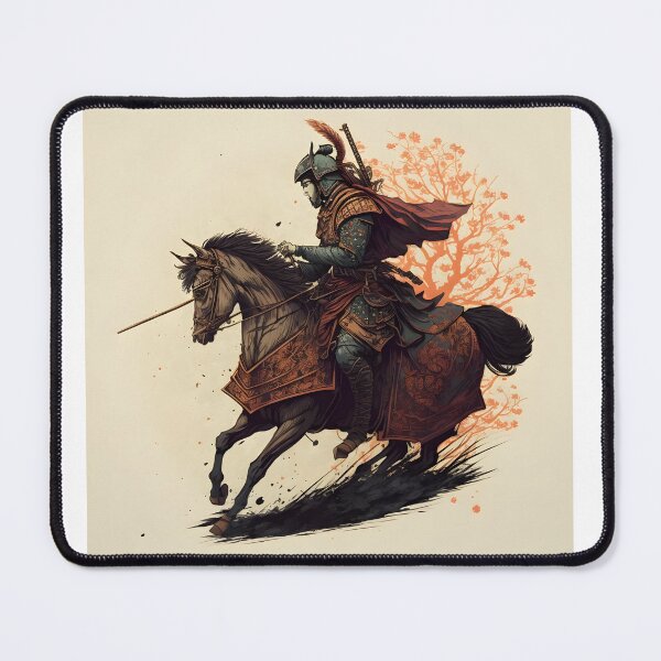 Item preview, A samurai warrior on horseback designed and sold by Vividy.