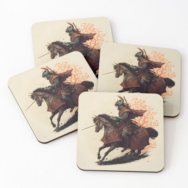 Item preview, A samurai warrior on horseback designed and sold by Vividy.
