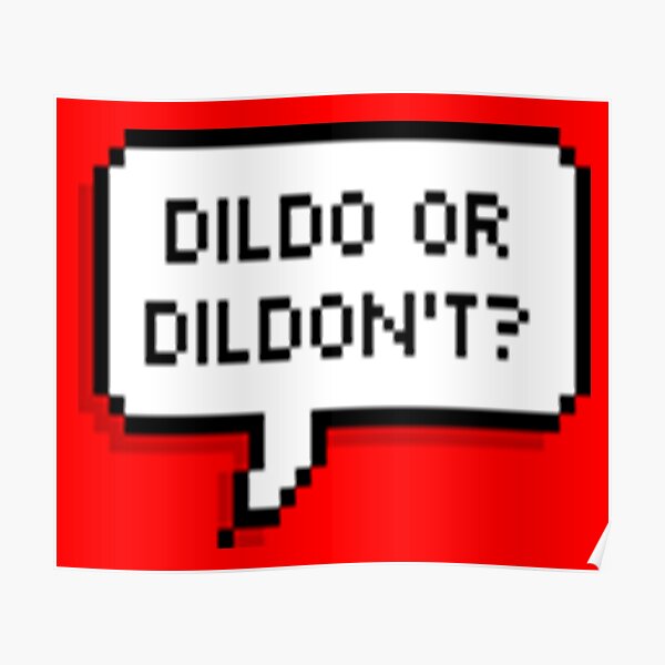 Dildo Pun Poster