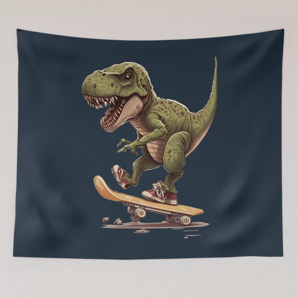 Item preview, Skateboarding T-rex Dinosaur designed and sold by k3rstman1.