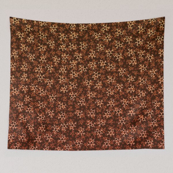 Item preview, Orange Caffeine Molecule Pattern designed and sold by vividbiology.