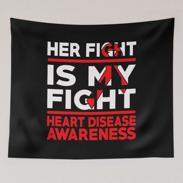 Item preview, Her Fight Is My Fight Heart Disease Awareness designed and sold by Adolfo114.