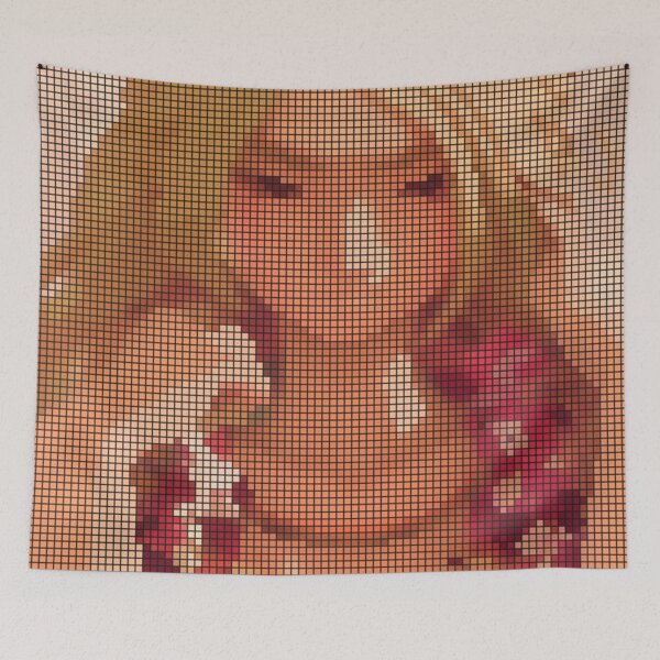 Item preview, Sexy Anime Girl in Bikini Pixel 8-bit Art designed and sold by PixelDripped.