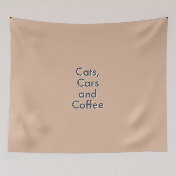 Item preview, Cats, Cars and Coffee designed and sold by ArtBySymone.