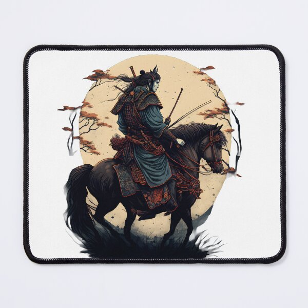 Item preview, A samurai warrior on horseback 2 (w/o BG) designed and sold by Vividy.