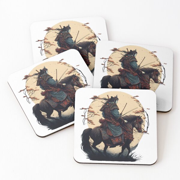 Item preview, A samurai warrior on horseback 2 (w/o BG) designed and sold by Vividy.