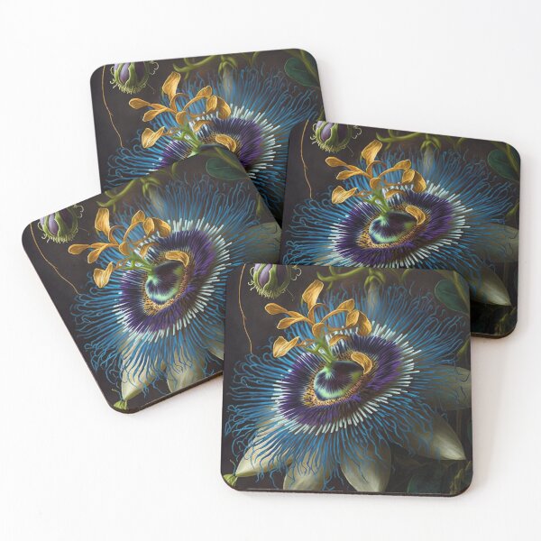 Item preview, Blue Passion Flower  designed and sold by Vanover Designs.