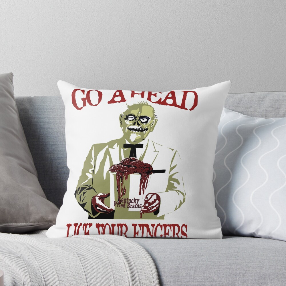 Item preview, Throw Pillow designed and sold by DeadcatDesign.