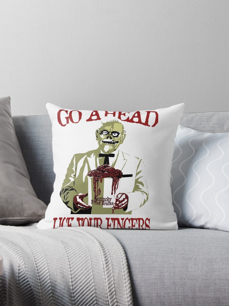 Thumbnail 1 of 4, Pillow, Colonel Z designed and sold by DeadcatDesign.