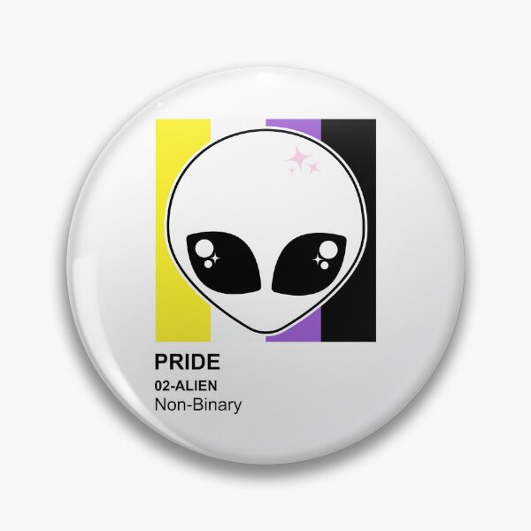 Item preview, Pride Alien Non-Binary designed and sold by sasyall.